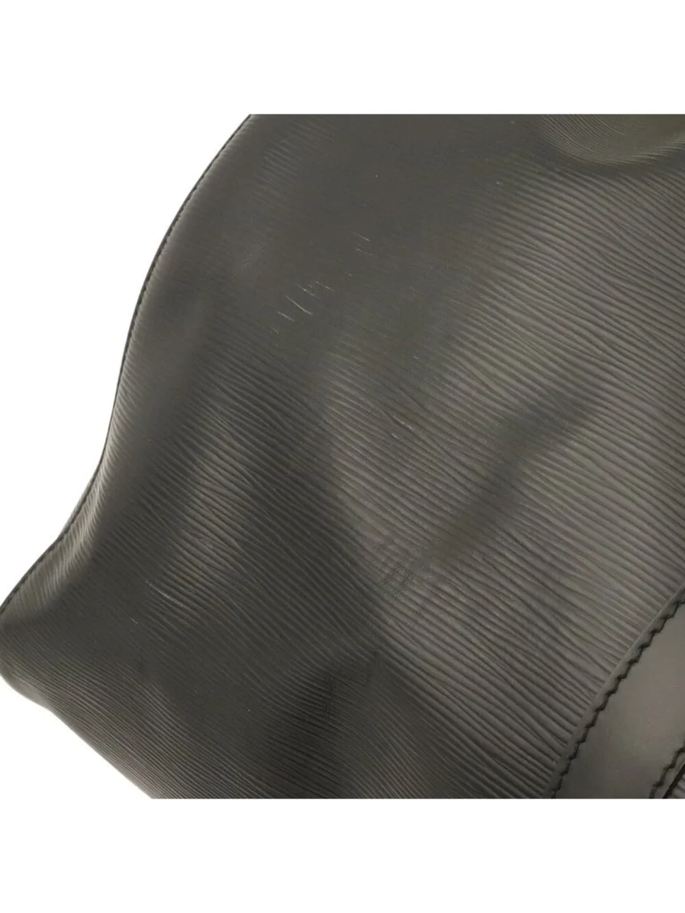 Louis Vuitton Epi Keepall 55 Boston Bag Purse Leather Noir Black